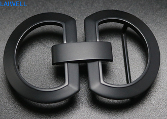 35MM Custom Black Plated Replacement Stainless Steel Belt Buckle Waist Accessory