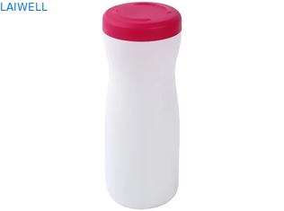 800ML HDPE Plastic Cylinder Containers Cosmo Round Bottles with Screw Cap Printing Available
