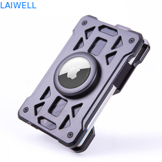 60*10*94MM Multifunctional 10-in-1 Aluminium Card Wallet with Laser Engraving and Anodized Finishing