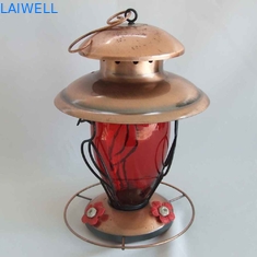 EN71 Electric Plating Hanging Metal Suet Feeder Metal Bird Feeding Station