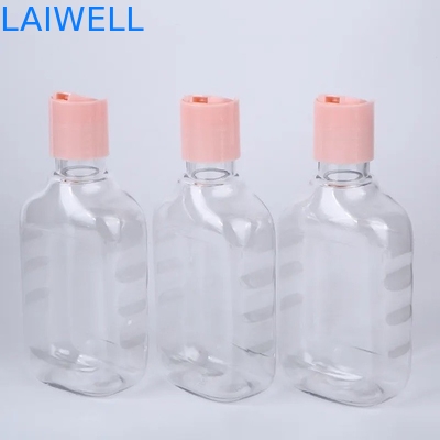 73*41*145MM 250ML Ecoペット正方形の家構成のための透明なローションのびんの再使用可能なプラスティック容器