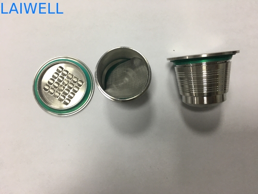 SS304再使用可能なコーヒー カプセル/コーヒーのフィルターのコップを機械で造るCNCの旋盤