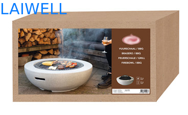 MGOの石造りの設計59.5*34.5cm鋼鉄バーベキューのグリル携帯用Bbqピット