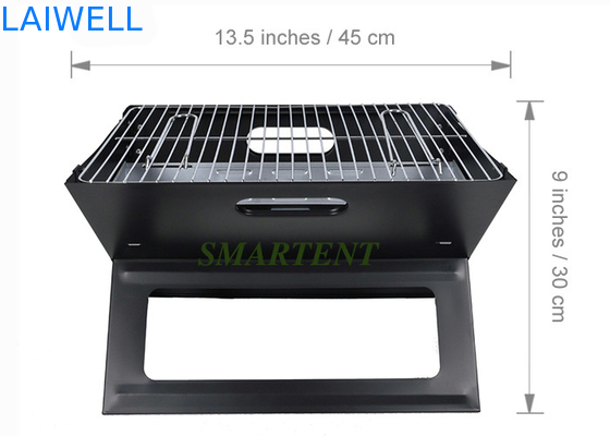 SGS 45cm dia携帯用折るBbqのグリル/金属の木炭グリルの容易な組み立て