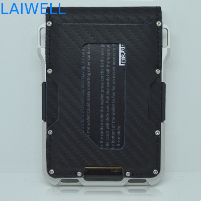10発1発のアルミニウム クレジット カードの札入れ101MM CNCの機械化に付き