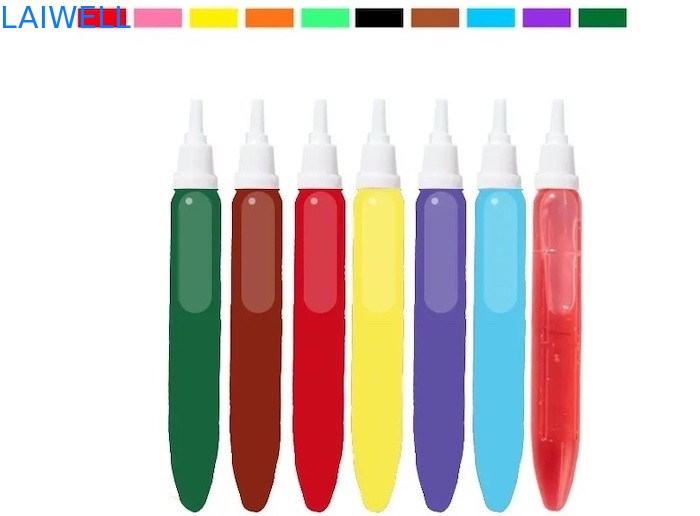 13ML PPはペンのびんの注文色の再使用可能なプラスティック容器のカスタマイズされたサイズをシロップにする