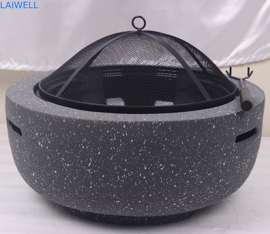 MGOの石造りの設計59.5*34.5cm鋼鉄バーベキューのグリル携帯用Bbqピット