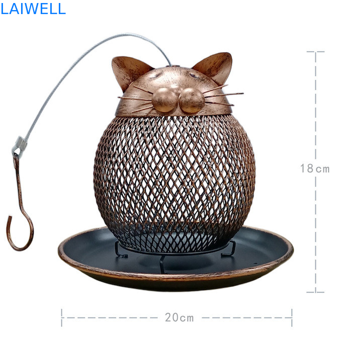 すべての金属の鳥の送り装置を押す古典的な穿孔器出版物は着色されて青銅色になる