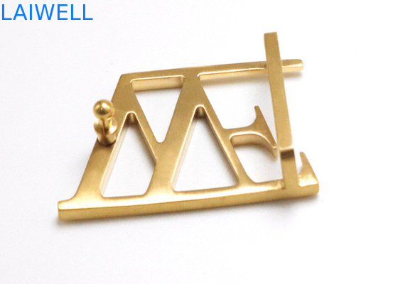 Simple Design Gold Color Stainless Steel Personalized Belt Buckles Metal Waistband Attachment
