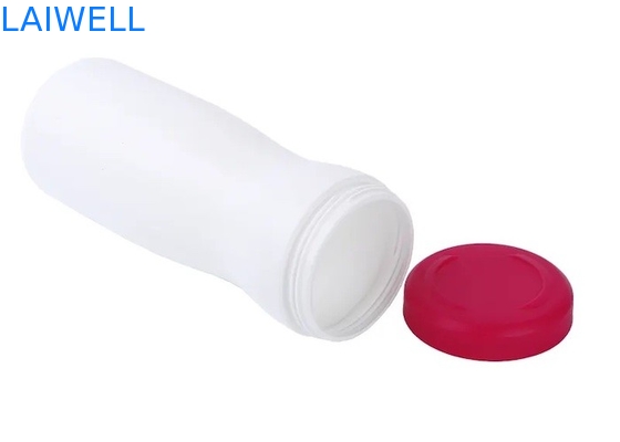 800ML HDPE Plastic Cylinder Containers Cosmo Round Bottles with Screw Cap Printing Available