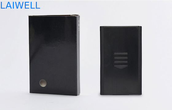 Portable 60*15*100MM Silver Anodized Aluminum Card Wallet With Customizable Laser Engraving