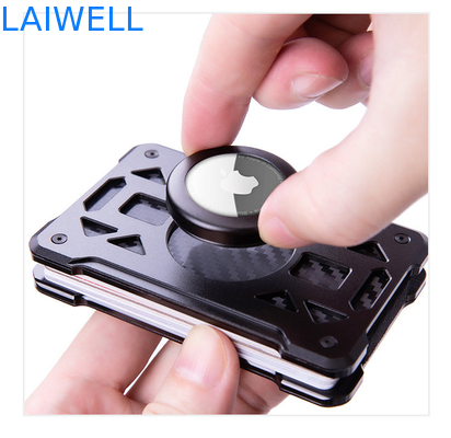 60*10*94MM Multifunctional 10-in-1 Aluminium Card Wallet with Laser Engraving and Anodized Finishing