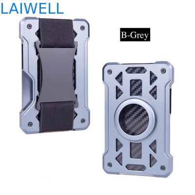 60*10*94MM Multifunctional 10-in-1 Aluminium Card Wallet with Laser Engraving and Anodized Finishing