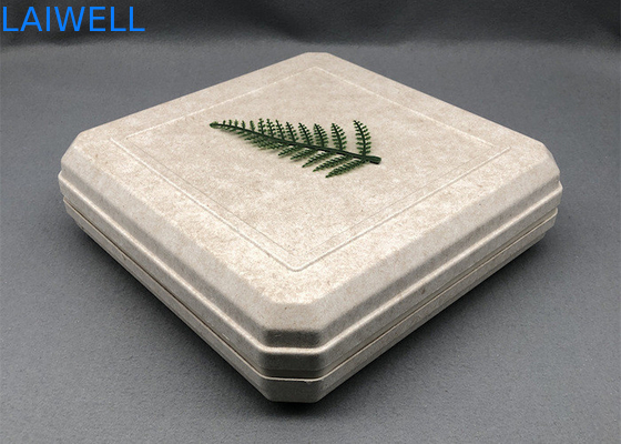 45*45*25MM Beige Color Sustainable Bagasse Box Lightweight EcoPack Accessories Custom And Reusable For Eco-Conscious Packaging