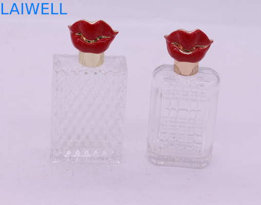 Rose Red Plated lips Shape Perfume Bottle Caps Anti corrosive
