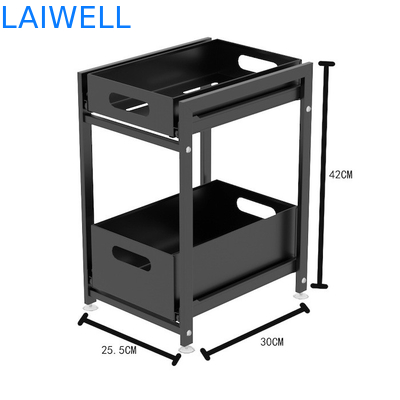 Customized SGS Stainless Steel Kitchenwares Multi Layer Condiment Storage Rack