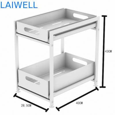 Customized SGS Stainless Steel Kitchenwares Multi Layer Condiment Storage Rack