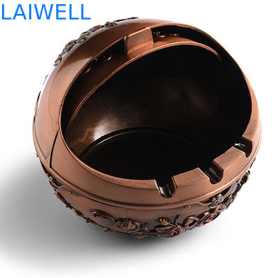 クリエイティブデザインメタルポケット灰皿プロセスダイカストミニ実用的なカスタマイズされたメッキゴールドカラー亜鉛合金シガーホルダー​